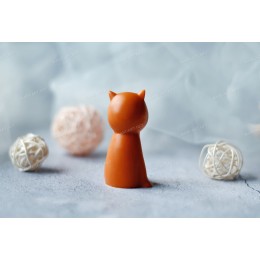 Silicone mold - Cute cartoon cat 75mm