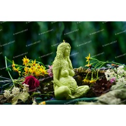 Millennial Gaia Mother Earth Goddess 3D Silicone Mold