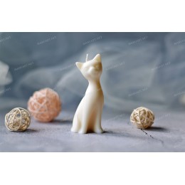 Silicone mold - Elegant Sitting Cat