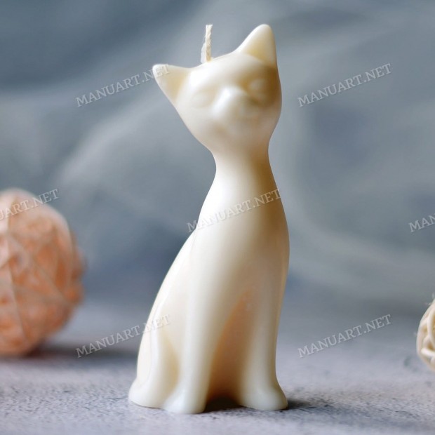 Silicone mold - Elegant Sitting Cat