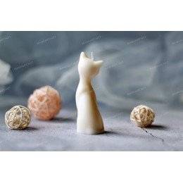 Silicone mold - Elegant Sitting Cat