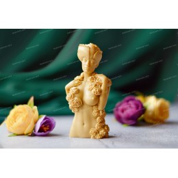 Lady in Roses 3D Silicone Mold