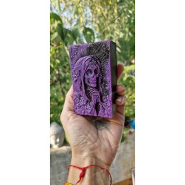 Big Santa Muerte praying food safe silicone mold