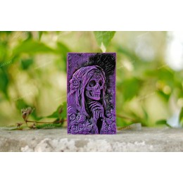 Big Santa Muerte praying food safe silicone mold