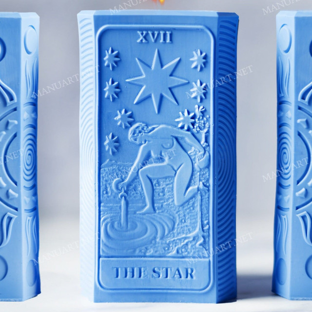 The Star Tarot card 3D silicone mold