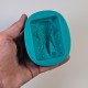 Indian Elephant Head Mold for Soap Making, Resin Crafts - Ornate Paisley Relief Mould