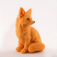 Sitting Fox Mold for Plaster, Resin, Concrete, Wax, Chocolate, Soap – Forest Animal Silicone Mould