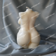 Plus Size Woman Torso mold for candle making, resin goddess silicone mould, 100mm/4inch