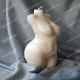 Plus Size Woman Torso mold for candle making, resin goddess silicone mould, 100mm/4inch
