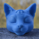 Buddha Cat Head Mold Gothic Style for Candle, Soap, Resin, Chocolate, Witchcraft Silicone Mould