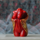 Winged Goddess Torso Mold for candles, resin and plaster angel figurines - Female silicone mould