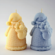 Little Santa Claus Mold for Christmas Decor, Candles, Soap, Resin - New Year Silicone Mould