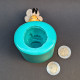 Little Santa Claus Mold for Christmas Decor, Candles, Soap, Resin - New Year Silicone Mould