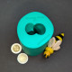 Curvy Woman Torso Mold for Candle, Soap, Resin, Plaster - 100mm 4inch goddess silicone mould