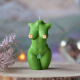 Curvy Woman Torso Mold for Candle, Soap, Resin, Plaster - 100mm 4inch goddess silicone mould
