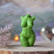 Curvy Woman Torso Mold for Candle, Soap, Resin, Plaster - 100mm 4inch goddess silicone mould