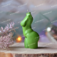 Curvy Woman Torso Mold for Candle, Soap, Resin, Plaster - 100mm 4inch goddess silicone mould