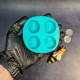 Witchcraft Symbols Mold for Tealight Candles, Celtic Pagan Wax Melts - Wiccan Silicone Mould