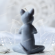 Meditating Cat Mold for Lotus Pose Candles, Resin Decor, Plaster Statues - Zen Silicone Mould