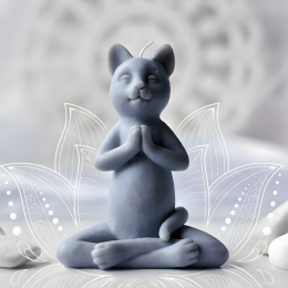 Meditating cat Meditating cat