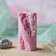 Geode Cylinder Mold for Candles, Resin, Soap, Plaster, Concrete - Crystal Pillar Silicone Mould