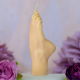 Ballerina Foot Mold for Candle Making, Soap Crafts - Anatomical Arched Human Foot Mould