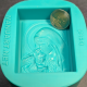 Virgin Mary with Child Jesus mold, soft religious mould for candles, nativity scene, Christianity