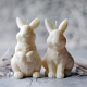 Standing Rabbit Mold for Candles, Soap, Resin and Chocolate - Easter Bunny Silicone Mould