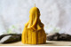 Virgin Mary holding a rose in hands - Virgin Mary mold, Candle mold, Silicone Mold, Catholic mold