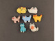 7 Mini Cat Mold - Silicone Mold, Soap Mould, Mini Molds, Cat Mold, Cat Mould, Silicone Cat Mold, Earring Cat Mold, Cat Earring Mold, Kitten