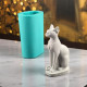 Bastet Cat 130mm - silicone mold, bastet mold, egyptian cat mold, pillar candle mold, 3D silicone molds, goddess mold, mystical, occult, spiritual