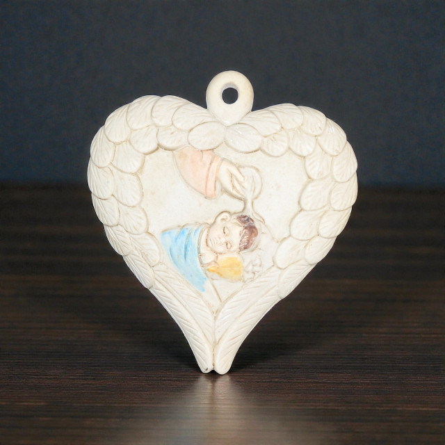 First Communion Mold Boy 3in/75mm, soft heart silicone mould for resin, plaster, wax, chocolate