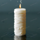Waves Pillar Mold for Round Candle Making, Beeswax & Soy – Column Cylinder Soft Silicone Mould
