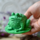 Sitting on a Leaf Frog Silicone Mold for Candle Making, Resin, Plaster, Soap mould