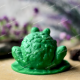 Sitting on a Leaf Frog Silicone Mold for Candle Making, Resin, Plaster, Soap mould