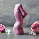 Big Self Hug Woman Mold Female Body for candles, resin, soap - girl silicone mould