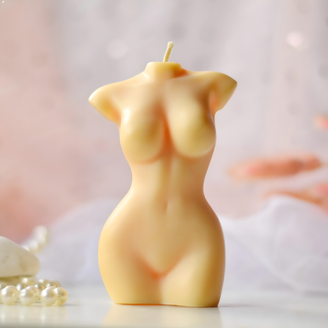 Big Woman Torso Mold for Candle, Resin, Soap, Plaster, Nude Female Body - silicone mould