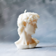 David Head mold for plaster, resin, concrete, wax, candle making, antique bust silicone mould