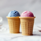 Ice Cream Mold for Candle Making, Fake Food Soap, Resin - waffle cone silicone mould