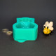 2D Plus Size Woman Body Mold for Plaster and Soap - torso candle silicone mould