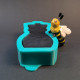 2D Plus Size Woman Body Mold for Plaster and Soap - torso candle silicone mould
