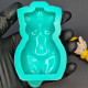 2D Plus Size Woman Body Mold for Plaster and Soap - torso candle silicone mould