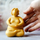 Curvy Female Mold for Lotus Pose Sculpture, yoga candles, soap, resin - meditation silicone mould
