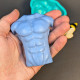 Male Torso Mold for Soap Making, Plaster, Chocolate and Resin - Body Art Silicone Mould