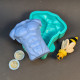 Male Torso Mold for Soap Making, Plaster, Chocolate and Resin - Body Art Silicone Mould