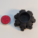 7 Skull Holder Mold for Tealight Candles, Concrete, Resin and Plaster - Halloween Gothic Mould