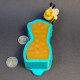 2D Female Torso Mold for Plaster, Soap, Chocolate, Wax and Resin - Goddess Silicone Mould