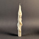 Ghost Mold for Candle, Twisted Halloween Taper in Wax, Plaster, gothic Silicone Mould