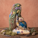 Mother Earth Mold for Making Altar Candles, Floral Soap, Plaster Figurines, Gaia Silicone Mould