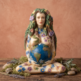 Mother Earth - 75mm - Pregnant Woman Mold Collection for Candle and Soap Crafting